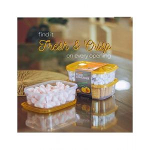 Appollo Crisper Food Container Small - (Pack of 3)