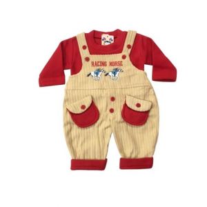 Autumn Winter Polar Fleece Red Romper for Baba and Baby - (77182)-0-2 Months