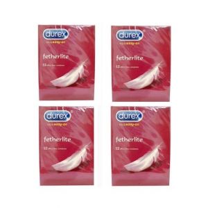 Durex Fetherlite Ultra Fine Condom - Pack of 4
