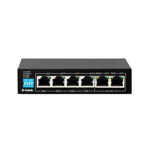 D-Link 6-Port 10/100 Unmanaged PoE Switch (DES-F1006P-E)