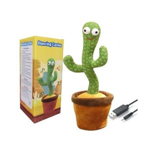 Rg Shop Rechargeable Dancing Cactus Talking Toy