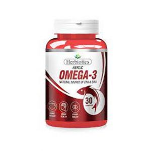 Herbiotics Herlic Omega 3 Fish Oil - 30 Capsules