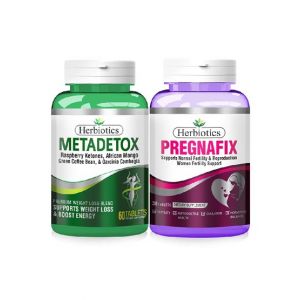 Herbiotics Metadetox & Pregnafix Fertility Tablets