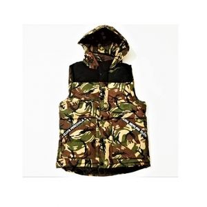 Kings Commando Sleeveless Hooded Jacket - Camouflage 