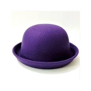 Kings Bowler Hat Cap - Purple (0625)