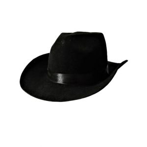 King Hat & Caps Traditional Luxury American Felt Hat Black