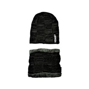 King Hat & Caps Winter Cap With Neck Warmer Scarf For Unisex (0662)