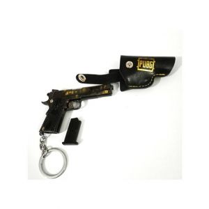 King Hat & Caps Imported Metallic PUBG Gun Keychain