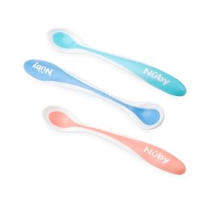 Nuby Hot Safe Spoons For Kid’s Pack of 3 Blue (ID5235)