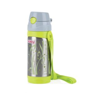 Nuby Thermal Stainless Steel Cup with Straw - 360ml (ID10264)