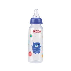 Nuby Standard Neck Bottle For Kid’s Purple - 240ml (NV03004)