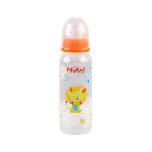 Nuby Standard Neck Feeding Bottle Orange (NV03004)