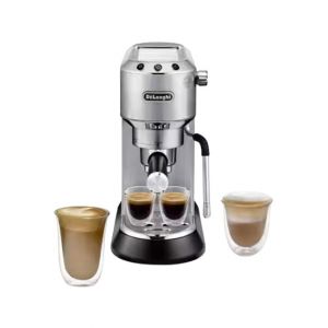 Delonghi Dedica Arte Manual Espresso Coffee Maker - Silver (EC885.M)