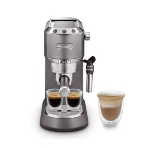 Delonghi Dedica Metallics Manual Espresso Coffee Machine (EC785.GY)