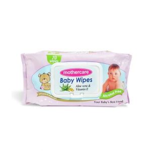Mothercare Baby Wipes Purple - 70 Pcs