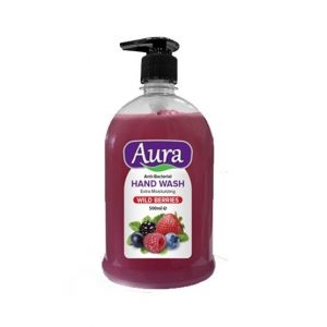 Aura Anti-Bacterial Handwash Wild Berries 500ml