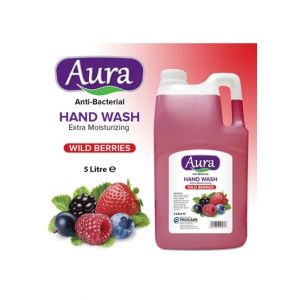 Aura Anti-Bacterial Handwash Wild Berries 5 Litre