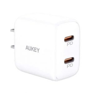 Aukey Swift Duo 20W USB C PD Charger - White (PA-R1s)