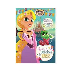 Disney Tangled The Series Mosaic Sticker By Numbers Book