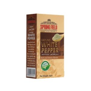 Springfield Ground White Pepper 25g