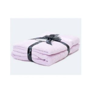 Mizaj Lilac Snow Bath And Hand Towels Set Of 2 (MHT2-203)