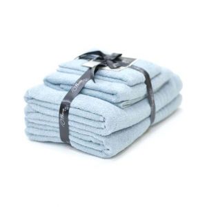 Mizaj Winter Sky Bath Hand And Guest Towel Set Of 4 (MHT4-204)