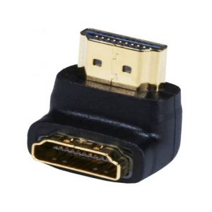 Onten 90 Degree Male To Female HDMI Cable Black (HD703)