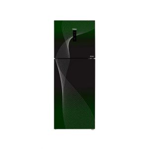 Haier Digital Inverter Freezer-On-Top Glass Door Refrigerator 18 Cu Ft (HRF-538IF)-Green