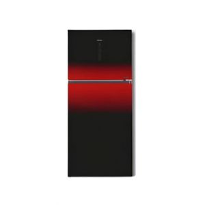 Haier Digital Inverter Glass Door Freezer-on-top Refrigerator 18 Cu Ft Black (HRF-538IDBA)