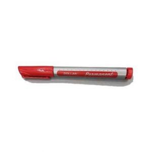 Dollar Permanent Chisel Marker - Red