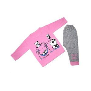 Komfy Printed Unisex Baby Suit Pink (NBN080)