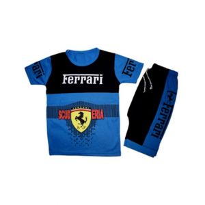 Komfy Ferrari Printed Suit For Boys Blue (KBB147)