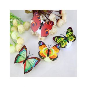ShopEasy LED Colorful Changing Butterflies - 5Pcs Set