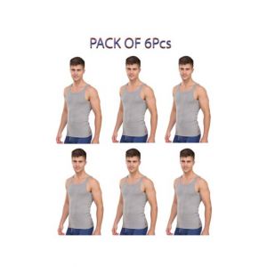 ShopEasy Blended Athletic Cotton Vest For Unisex - Pack Of 6