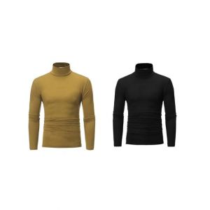 ShopEasy Winter Warm Long Sleeve Neck Pullover - Pack Of 2