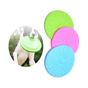 ShopEasy Natural Soft Rubber Material Frisbee For Dogs