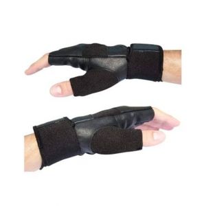 ShopEasy Half Finger Black Sports Gloves For Workout