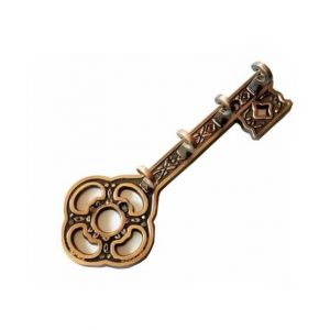 ShopEasy Metal Key Shape 4 Hooks Key Holder