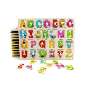 ShopEasy Montessori Wooden Alphabets Puzzle