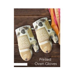 Dream On Printed Oven Gloves Pack Of 2 (G-001-BE)