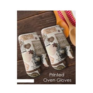 Dream On Printed Oven Gloves Pack Of 2 (G-002-GB)