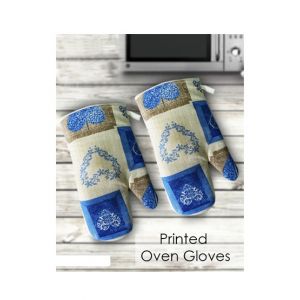 Dream On Printed Oven Gloves Pack Of 2 (G-003-B)