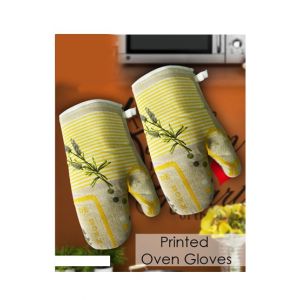 Dream On Printed Oven Gloves Pack Of 2 (G-004-Y)