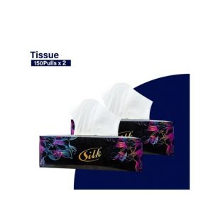 Silk Ultrasoft White Tissue 150 Pulls (Bundle Of 2)
