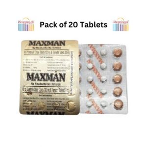 Health Hub Imported MMC Maxman Delay Tablet For Men - 20 Tablets