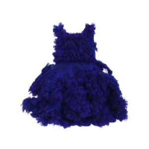 HnH Marketing Turkish Frill Fairy Fancy Princess Frock For Women Blue-6-10 Months