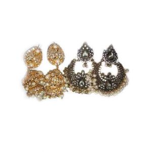 Bushra Collection Earrings Pair Of 2
