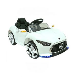 Easy Shop 2 in 1 Remote Control & Battery Operated Car For Kids White