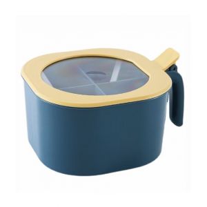 Easy Shop 4 Partition Food Container With Spoons