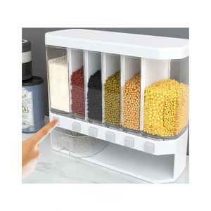 Easy Shop 6 Partition Cereal & Spice Dispenser